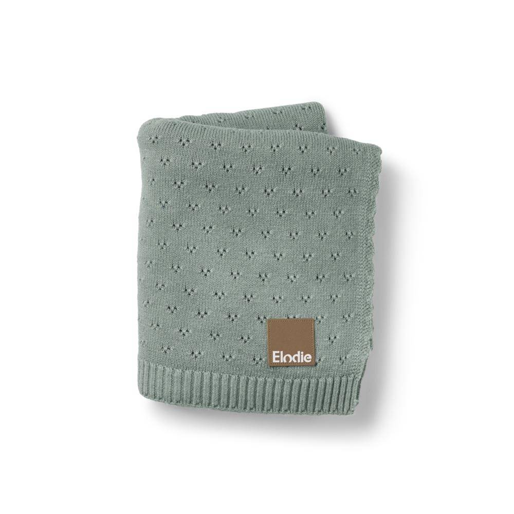 Elodie Details - Kocyk Pointelle - Pebble Green