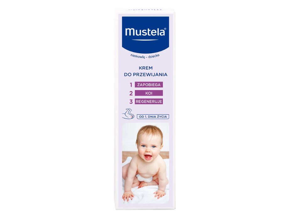 Mustela Bebe Enfant, krem do przewijania 1-2-3, od urodzenia, 50 ml