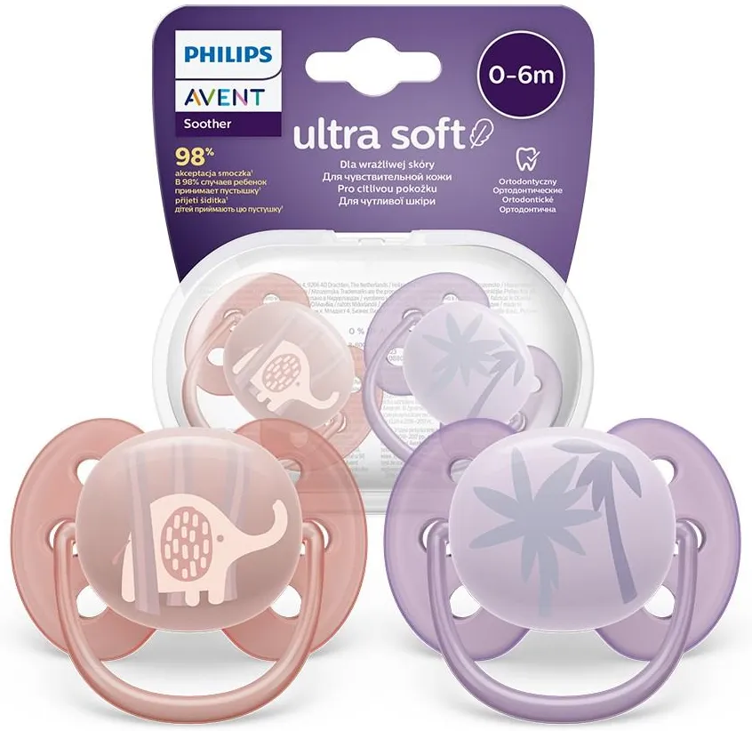 Philips Avent ultra soft Smoczek SCF091/09