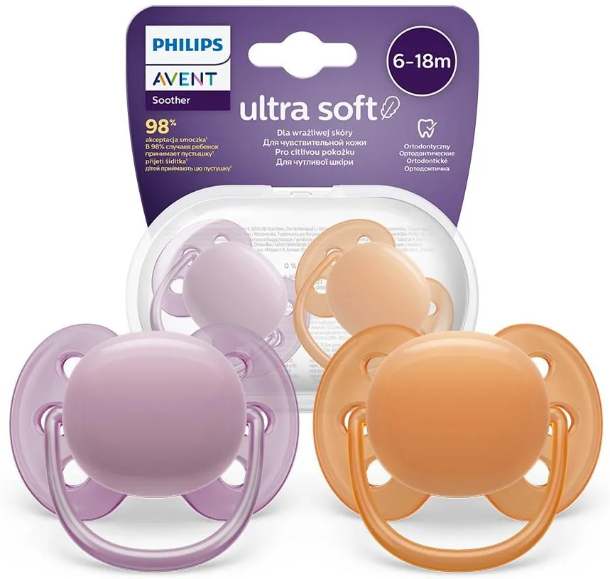 Philips Avent ultra soft Smoczek SCF091/33