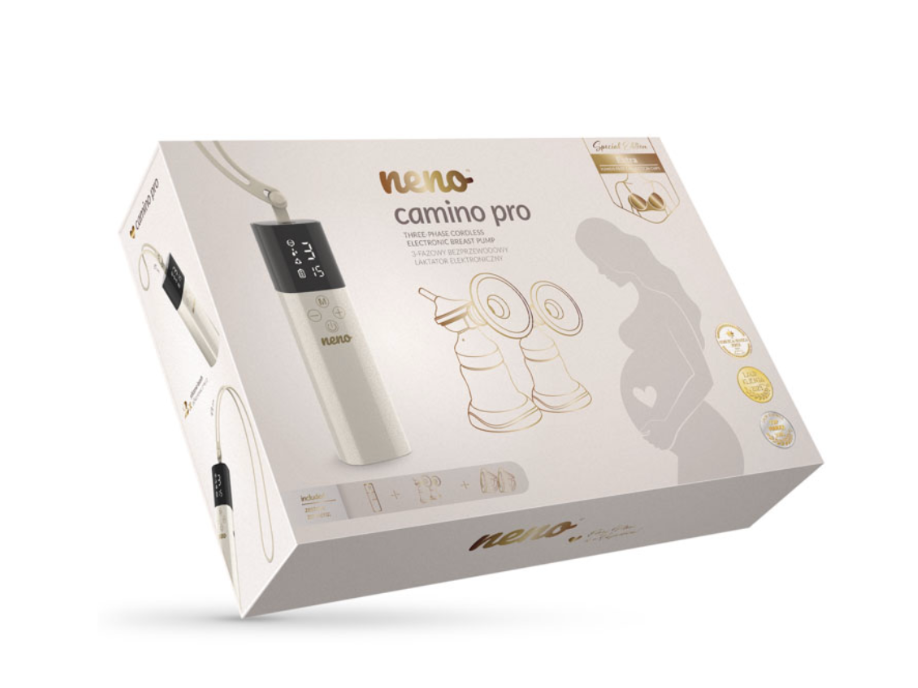 LNeno Camino Pro – podwójny trójfazowy bezprzewodowy laktator elektroniczny