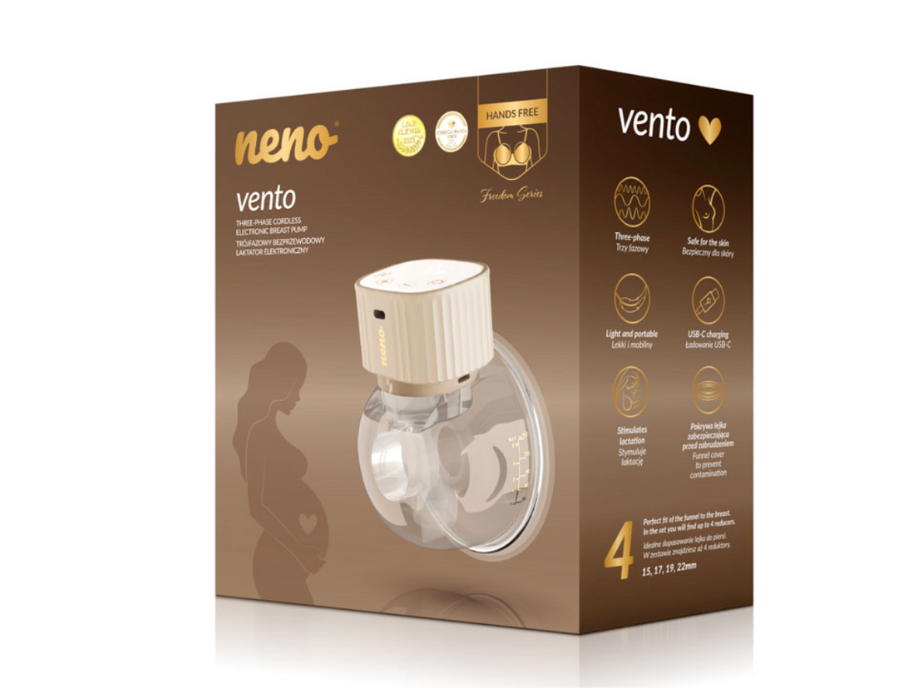 Neno Vento – trójfazowy, bezprzewodowy laktator elektroniczny