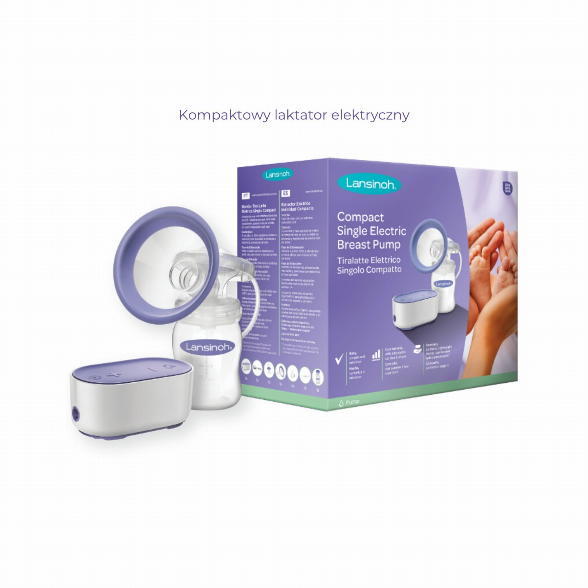 Kompaktowy laktator elektryczny